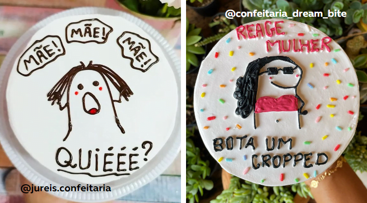 Bolo Bentô Cake: Conheça a tendência do bolo com frases engraçadas!