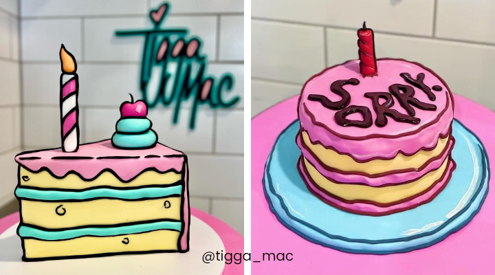 CARTOON CAKE - Bolo Desenho TENDÊNCIA 2022 😍💖 