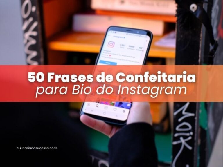 frases de confeitaria para bio