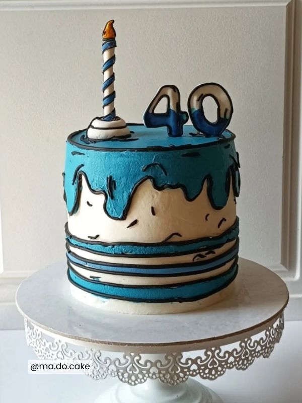 Bolo Cartoon Cake Masculino