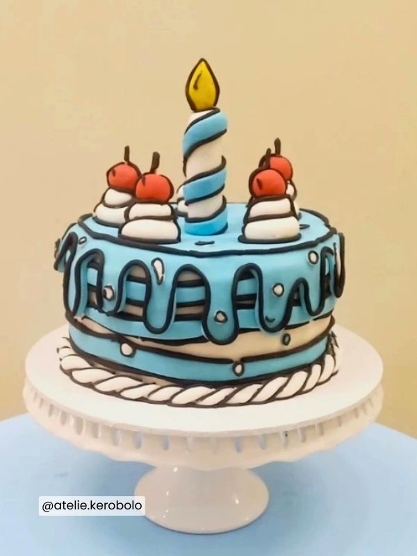 Bolo Cartoon Cake Masculino