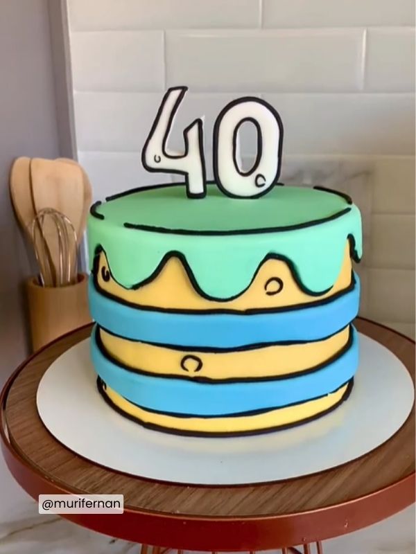 Bolo Cartoon Cake Masculino