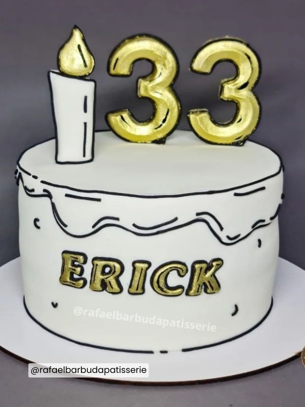 Bolo Cartoon Cake Masculino