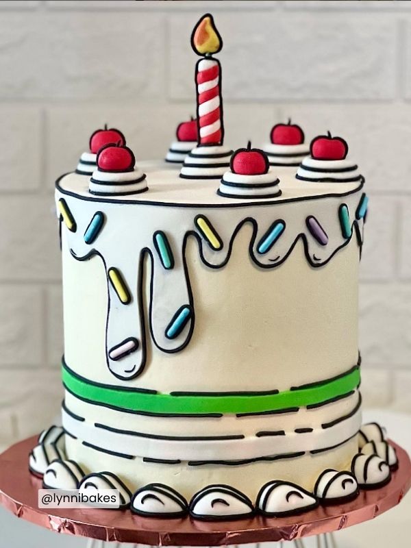 Bolo Cartoon Cake Masculino