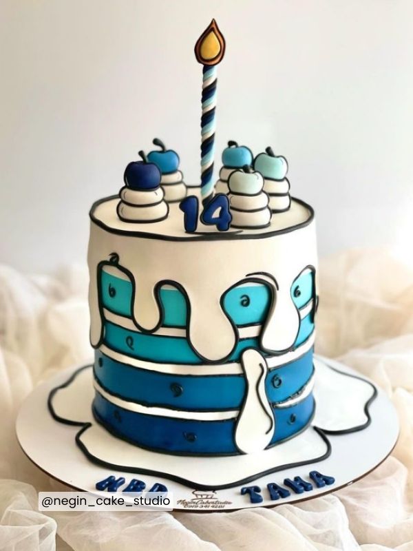 Bolo Cartoon Cake Masculino