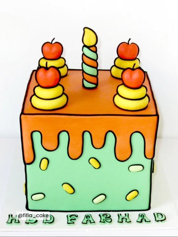 Bolo Cartoon Cake Masculino