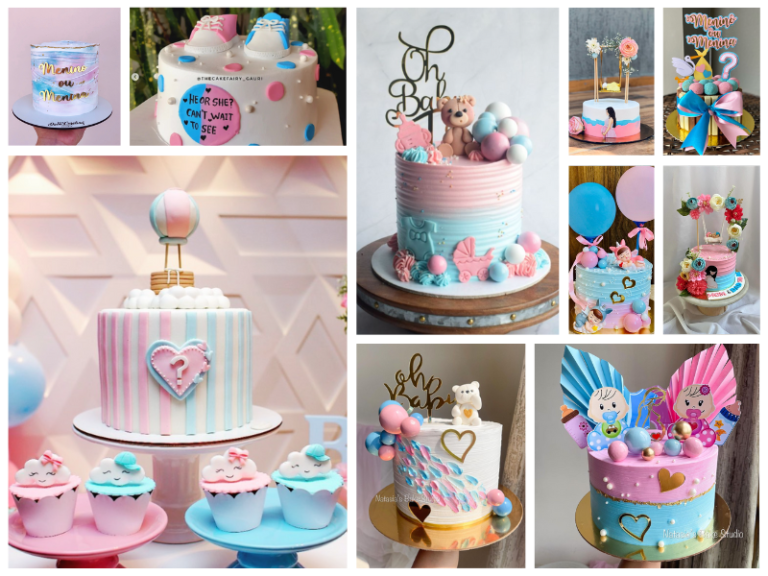 Bolo Chá Revelação Simples – 70 Ideias Inspiradoras!