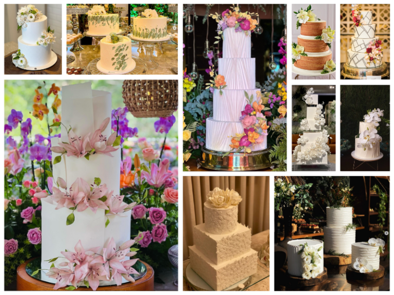 Decoração de Bolo de Casamento – 50 Ideias Incríveis!