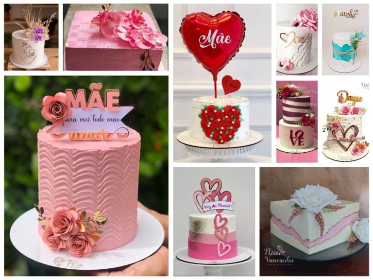 Bolo Dia das Mães Chantilly – 60 Ideias Incríveis!