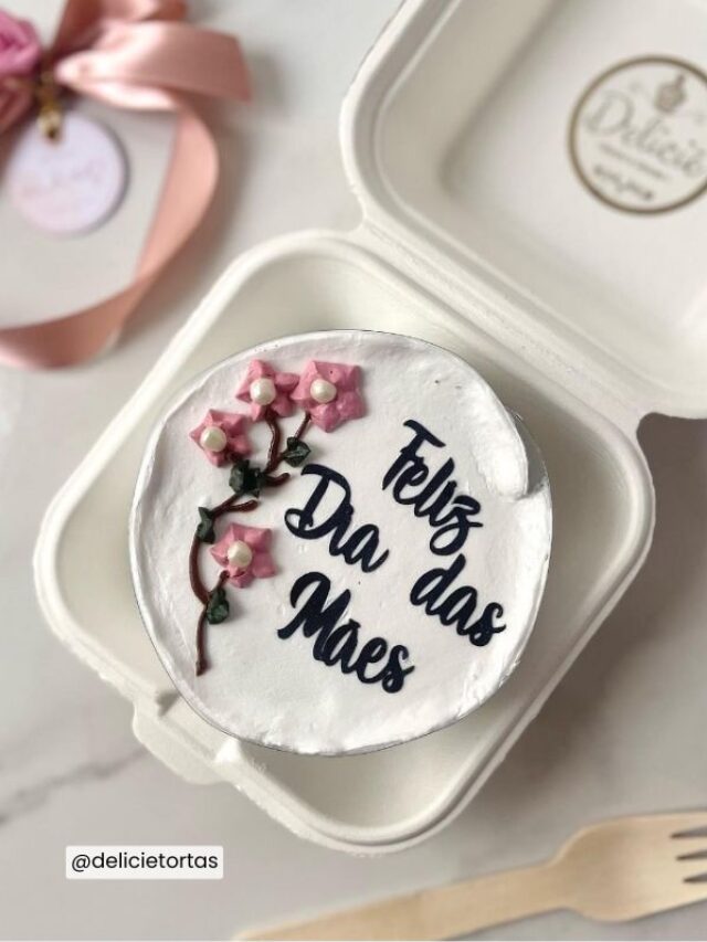 Bolo Bentô Cake Dia das Mães