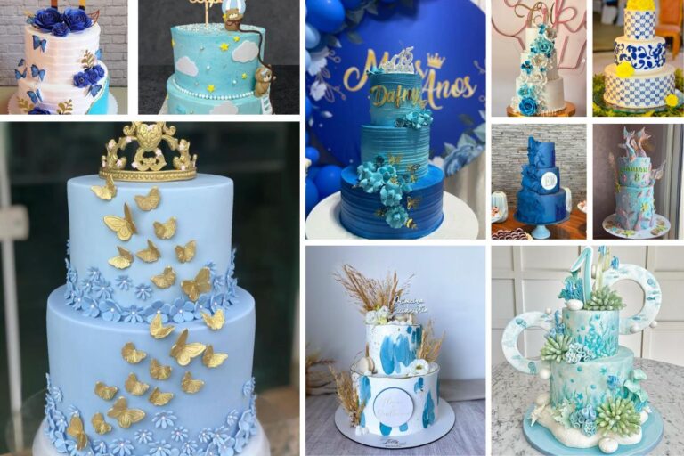 Bolo de Andar Azul, Ideias para Inspirar!