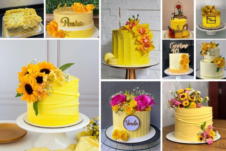 Bolo Amarelo: Inspirações para Bolos Memoráveis!
