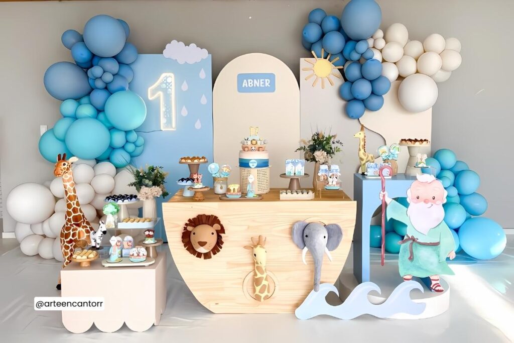 decoração arca de noé festa infantil