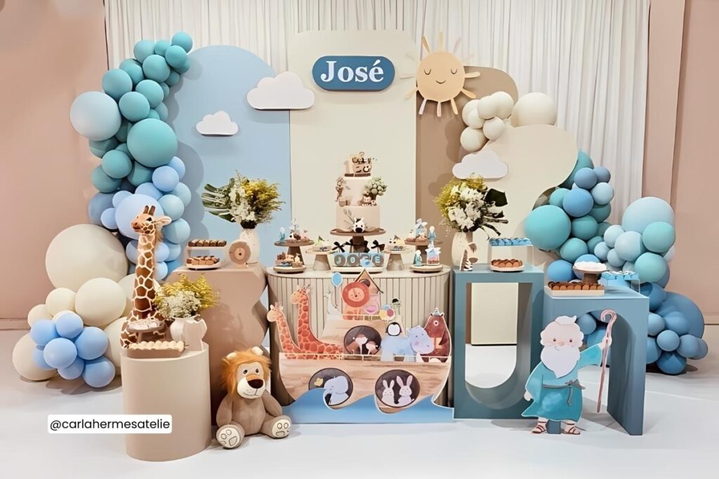 decoração arca de noé festa infantil