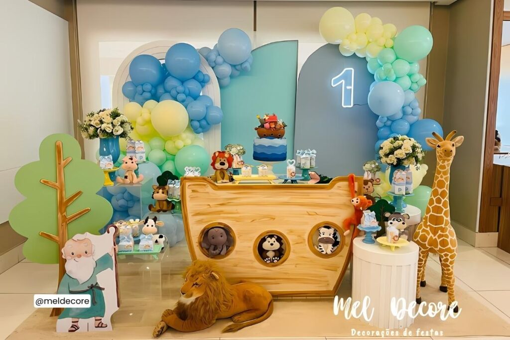 decoração arca de noé festa infantil