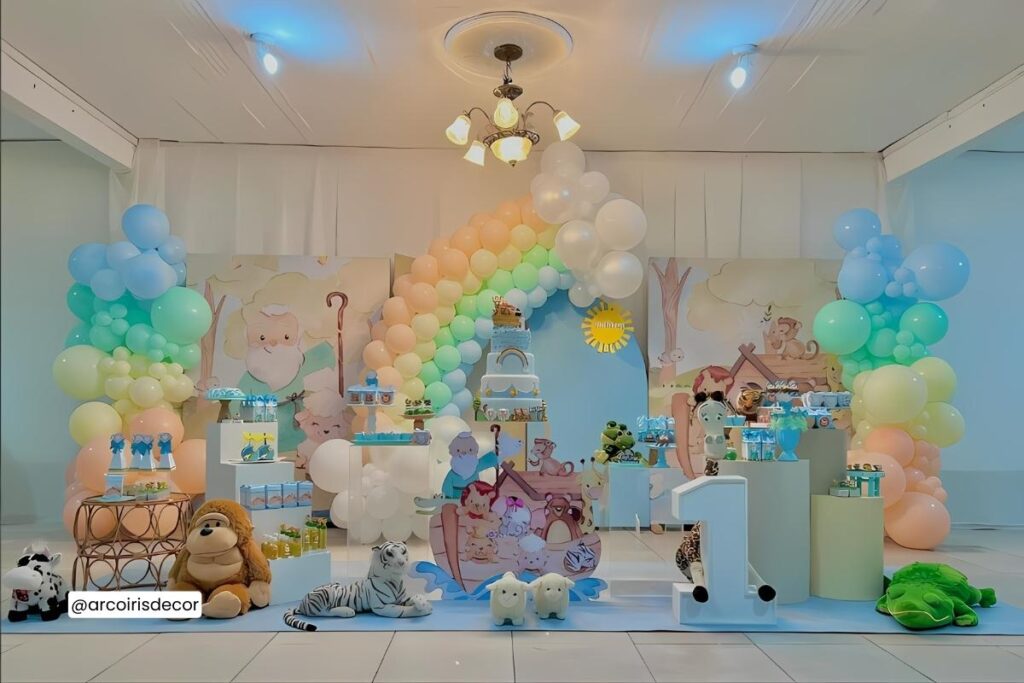 decoração arca de noé festa infantil