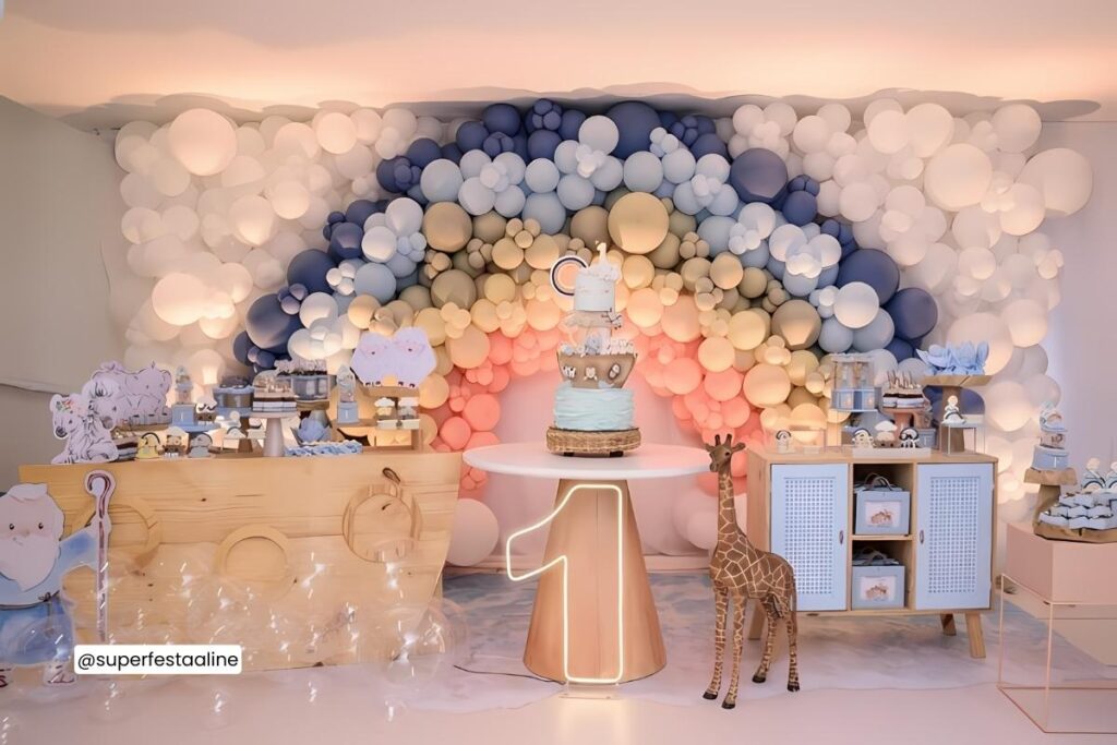decoração arca de noé festa infantil