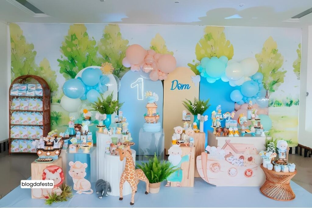 decoração arca de noé festa infantil