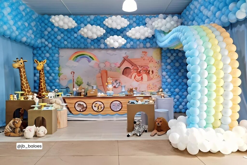 decoração arca de noé festa infantil