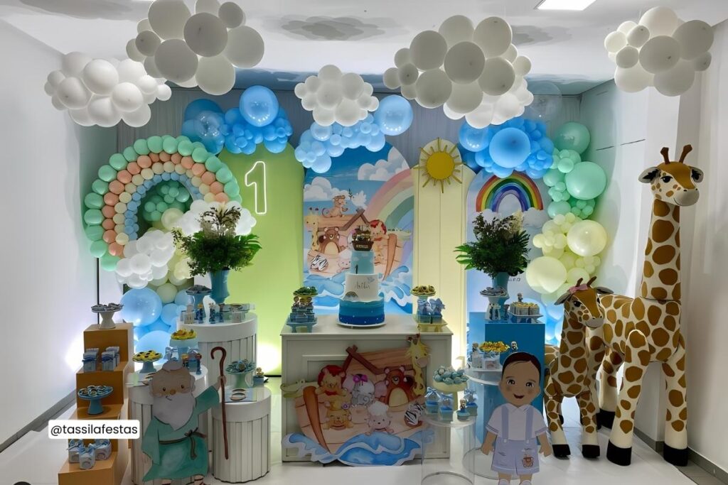 decoração arca de noé festa infantil