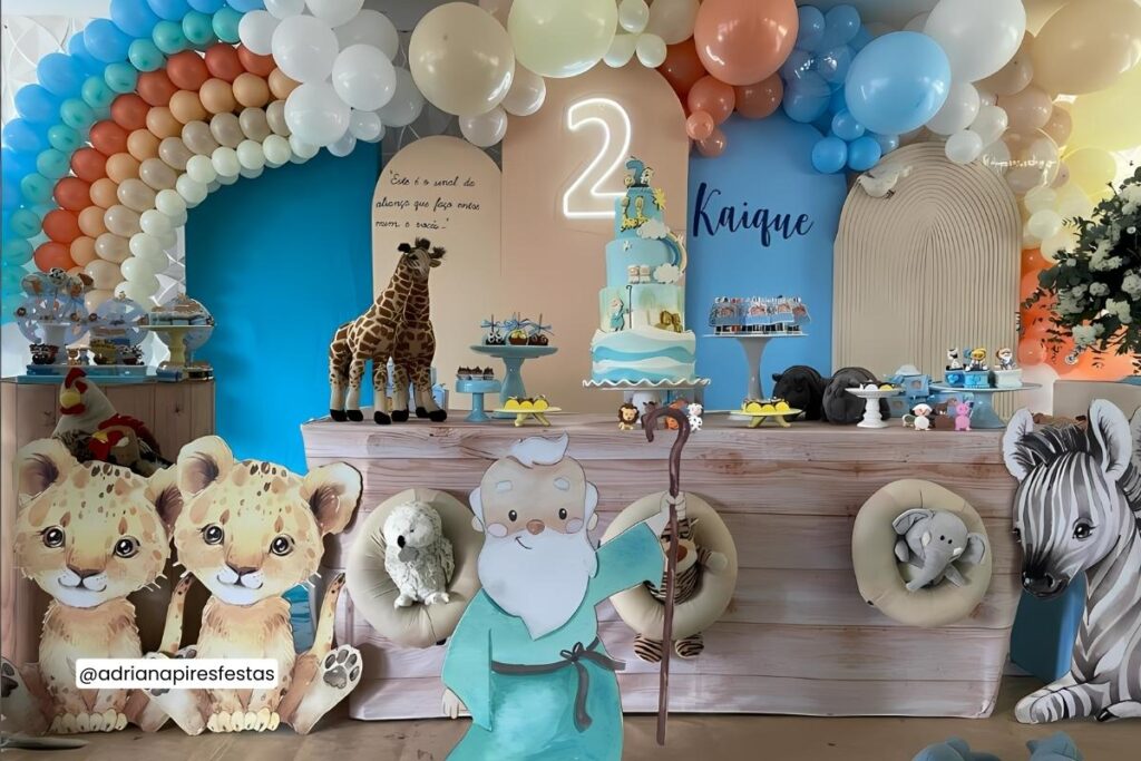 decoração arca de noé festa infantil
