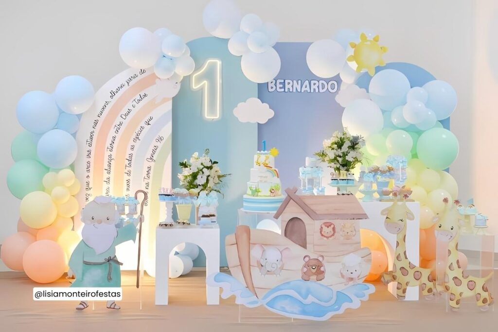 decoração arca de noé festa infantil