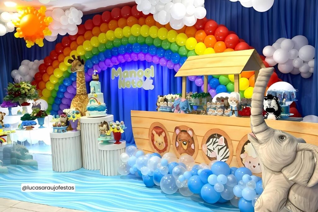 decoração arca de noé festa infantil