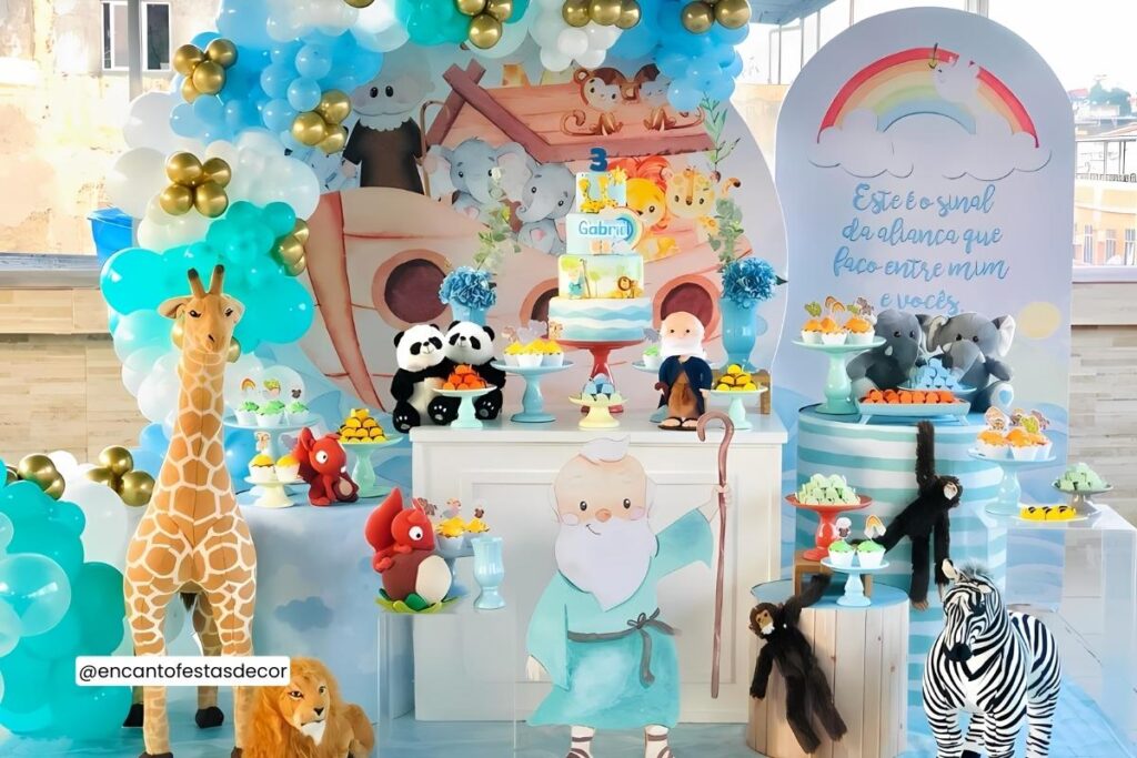 decoração arca de noé festa infantil