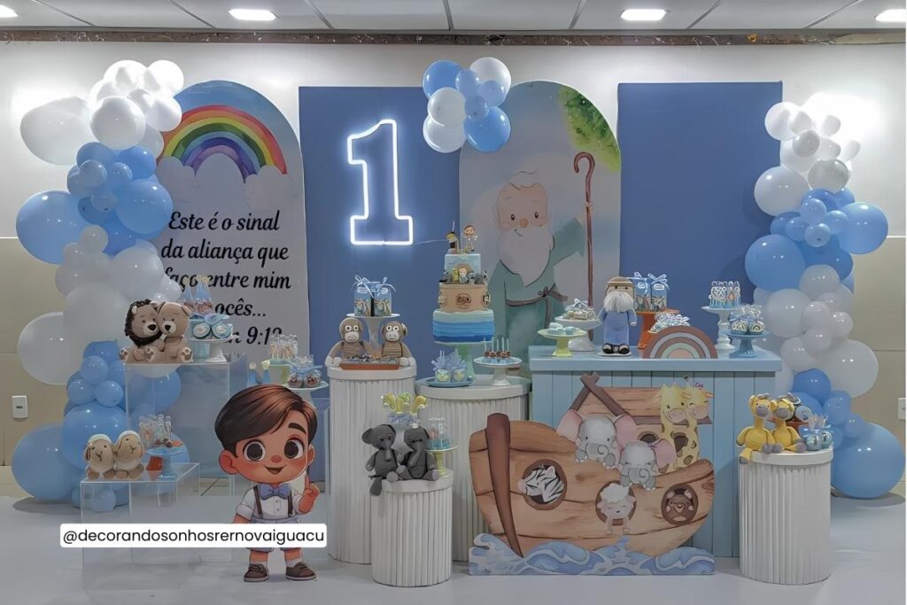 decoração arca de noé festa infantil