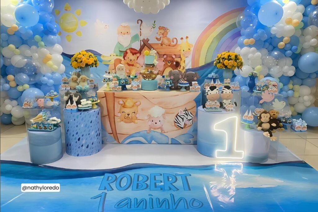 decoração arca de noé festa infantil
